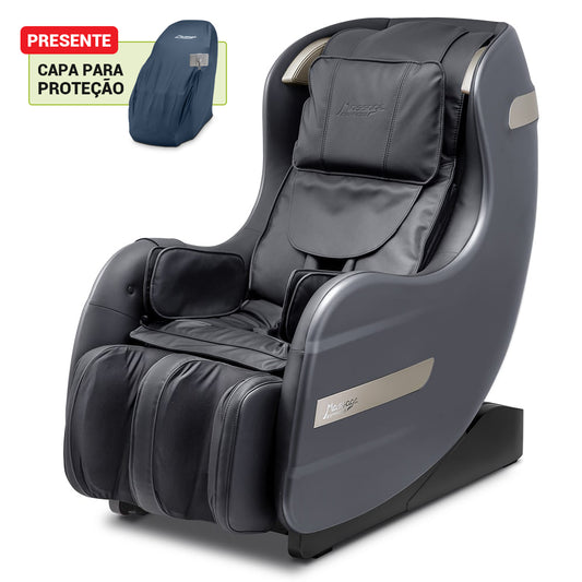 [MÊS DAS MÃES] Poltrona de Massagem Évora Preta - Frete Grátis + Capa de Brinde