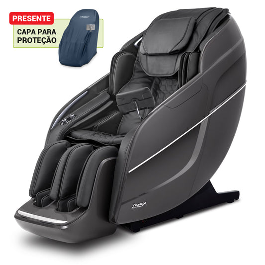 [MÊS DAS MÃES] Poltrona de Massagem Sunshine Preta - Frete Grátis + Capa de Brinde