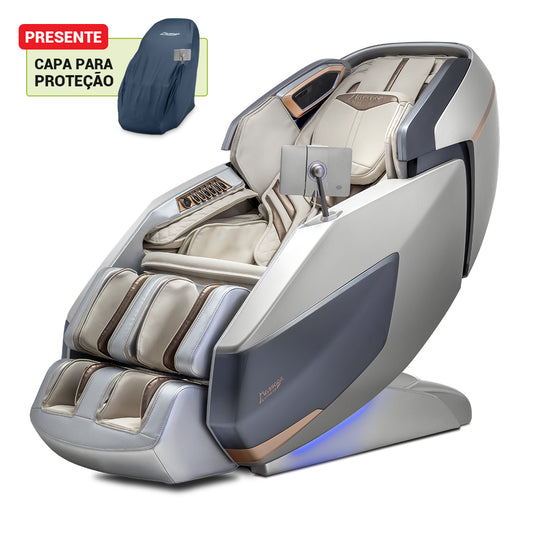 [MÊS DAS MÃES] Poltrona de Massagem Ultimate Bege - Frete Grátis + Capa de Brinde